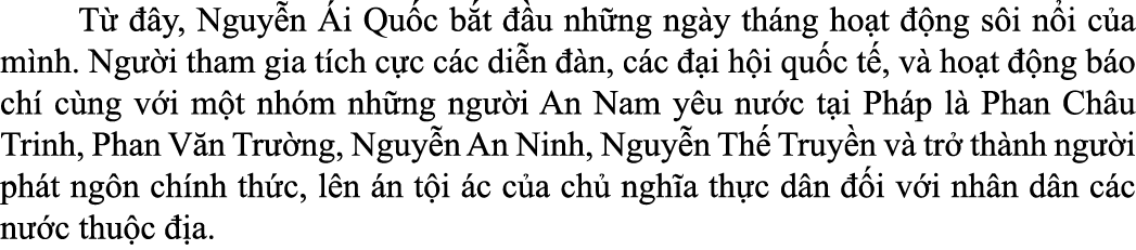  T   y, Nguy n  i Qu c b t   u nh ng ng y th ng ho t   ng s i n i c a m nh. Ng  i tham gia t ch c c c c di n   n, c ...