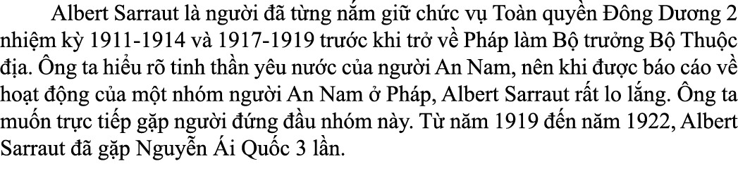  Albert Sarraut l ng  i    t ng n m gi  ch c v  To n quy n   ng D  ng 2 nhi m k  1911 1914 v  1917 1919 tr  c khi tr...