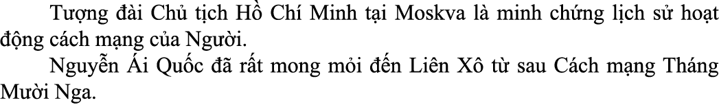  T ng   i Ch  t ch H  Ch  Minh t i Moskva l  minh ch ng l ch s  ho t   ng c ch m ng c a Ng  i. Nguy n  i Qu c    r t...