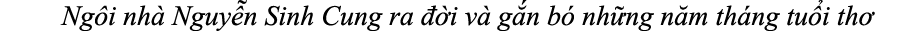 Ng i nh Nguy n Sinh Cung ra   i v  g n b  nh ng n m th ng tu i th 