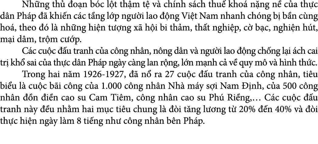  Nh ng th  o n b c l t th m t  v  ch nh s ch thu  kho  n ng n  c a th c d n Ph p    khi n c c t ng l p ng  i lao   n...