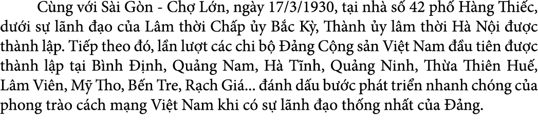  C ng v i S i G n Ch L n, ng y 17/3/1930, t i nh  s  42 ph  H ng Thi c, d  i s  l nh   o c a L m th i Ch p  y B c K ...