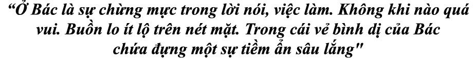 “ B c l  s  ch ng m c trong l i n i, vi c l m. Kh ng khi n o qu  vui. Bu n lo  t l  tr n n t m t. Trong c i v  b nh ...