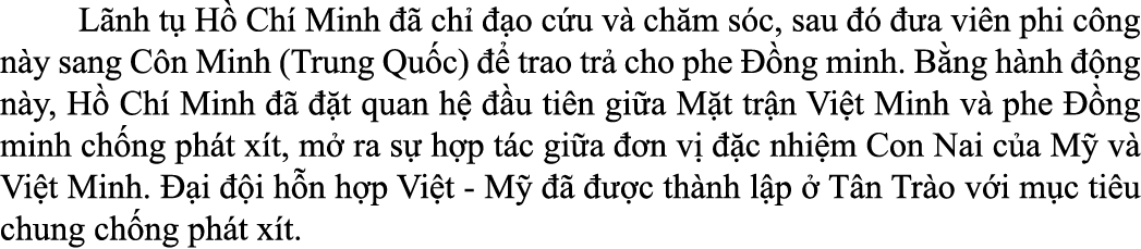  L nh t H  Ch  Minh    ch    o c u v  ch m s c, sau      a vi n phi c ng n y sang C n Minh (Trung Qu c)    trao tr  ...