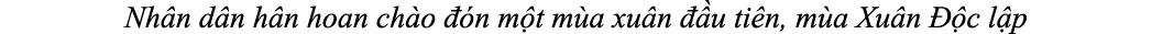 Nh n d n h n hoan ch o  n m t m a xu n   u ti n, m a Xu n   c l p