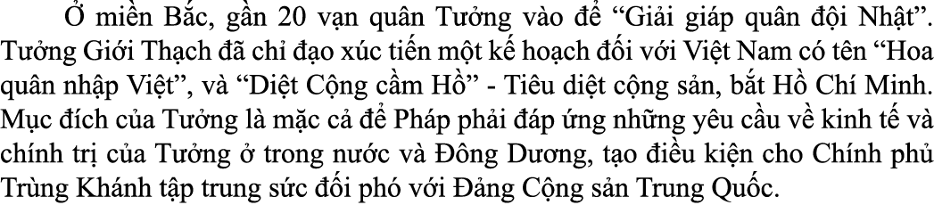   mi n B c, g n 20 v n qu n T  ng v o    “Gi i gi p qu n   i Nh t”. T  ng Gi i Th ch    ch    o x c ti n m t k  ho c...