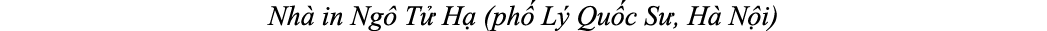 Nh in Ng  T  H  (ph  L  Qu c S , H  N i)