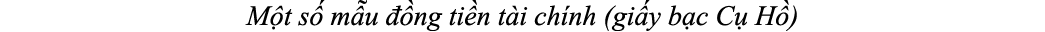 M t s m u   ng ti n t i ch nh (gi y b c C  H )