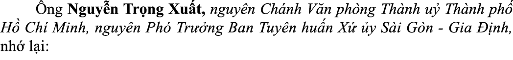  ng Nguy n Tr ng Xu t, nguy n Ch nh V n ph ng Th nh u  Th nh ph  H  Ch  Minh, nguy n Ph  Tr  ng Ban Tuy n hu n X   y...