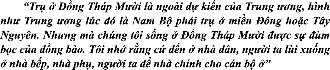  “Tr     ng Th p M  i l  ngo i d  ki n c a Trung   ng, h nh nh  Trung   ng l c    l  Nam B  ph i tr    mi n   ng ho ...