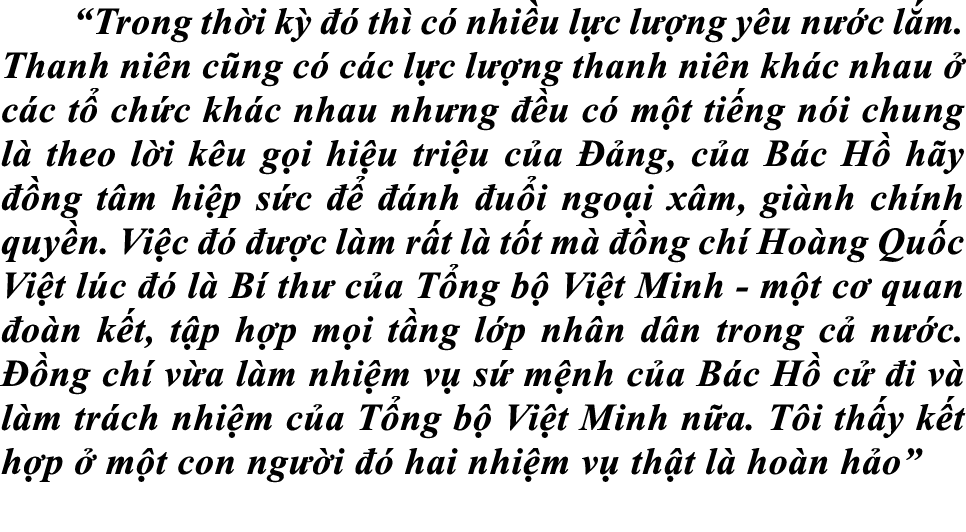  “Trong th i k    th  c  nhi u l c l  ng y u n  c l m. Thanh ni n c ng c  c c l c l  ng thanh ni n kh c nhau   c c t...