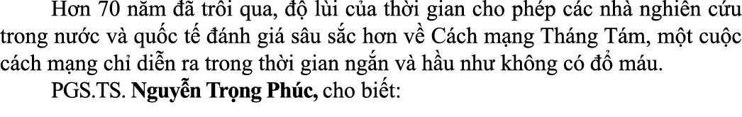  H n 70 n m   tr i qua,    l i c a th i gian cho ph p c c nh  nghi n c u trong n  c v  qu c t    nh gi  s u s c h n ...