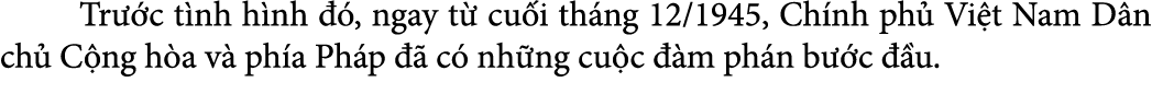  Tr c t nh h nh   , ngay t  cu i th ng 12/1945, Ch nh ph  Vi t Nam D n ch  C ng h a v  ph a Ph p    c  nh ng cu c   ...