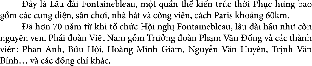   y l  L u   i Fontainebleau, m t qu n th  ki n tr c th i Ph c h ng bao g m c c cung  i n, s n ch i, nh  h t v  c ng...