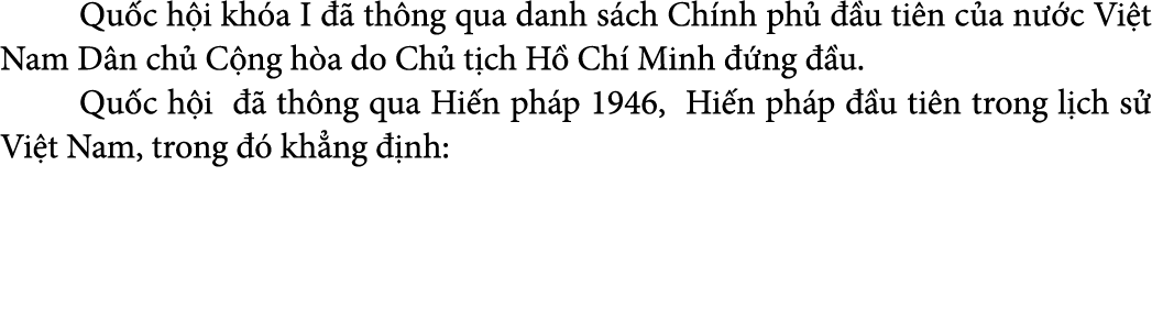  Qu c h i kh a I   th ng qua danh s ch Ch nh ph    u ti n c a n  c Vi t Nam D n ch  C ng h a do Ch  t ch H  Ch  Minh...