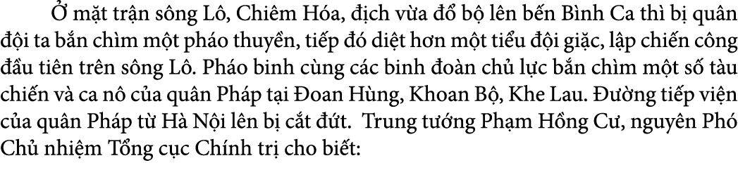   m t tr n s ng L , Chi m H a,   ch v a    b  l n b n B nh Ca th  b  qu n   i ta b n ch m m t ph o thuy n, ti p    d...
