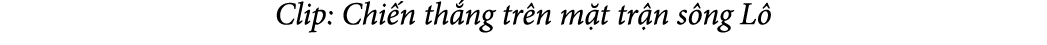 Clip: Chi n th ng tr n m t tr n s ng L 
