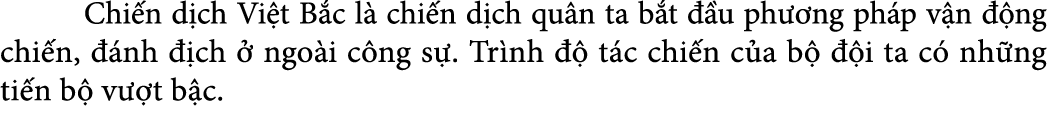  Chi n d ch Vi t B c l chi n d ch qu n ta b t   u ph  ng ph p v n   ng chi n,   nh   ch   ngo i c ng s . Tr nh    t ...