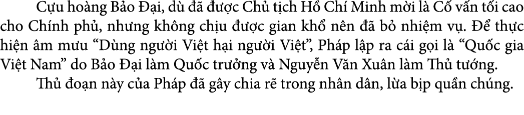  C u ho ng B o  i, d        c Ch  t ch H  Ch  Minh m i l  C  v n t i cao cho Ch nh ph , nh ng kh ng ch u    c gian k...