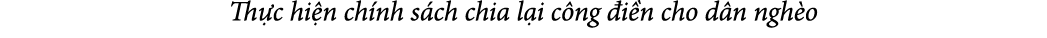 Th c hi n ch nh s ch chia l i c ng i n cho d n ngh o