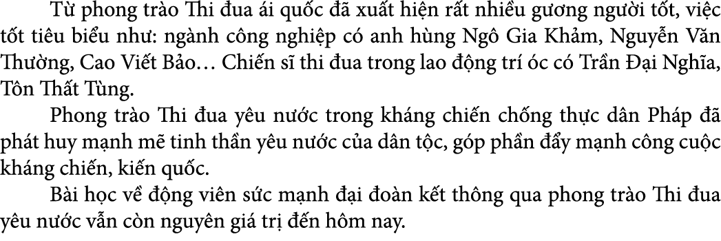  T phong tr o Thi  ua  i qu c    xu t hi n r t nhi u g  ng ng  i t t, vi c t t ti u bi u nh : ng nh c ng nghi p c  a...
