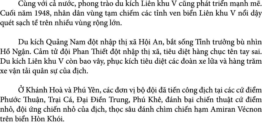  C ng v i c n  c, phong tr o du k ch Li n khu V c ng ph t tri n m nh m . Cu i n m 1948, nh n d n v ng t m chi m c c ...