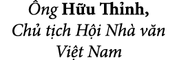  ng H u Th nh, Ch t ch H i Nh  v n Vi t Nam