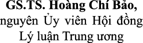 GS.TS. Ho ng Ch B o, nguy n  y vi n H i   ng L  lu n Trung   ng