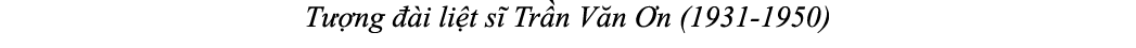 T ng   i li t s  Tr n V n  n (1931 1950)