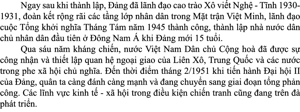  Ngay sau khi th nh l p,  ng    l nh   o cao tr o X  vi t Ngh  T nh 1930 1931,  o n k t r ng r i c c t ng l p nh n d...