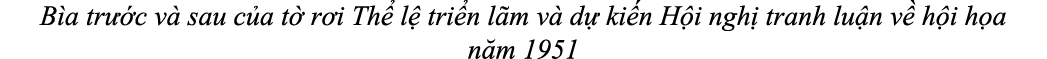 B a tr c v  sau c a t  r i Th  l  tri n l m v  d  ki n H i ngh  tranh lu n v  h i h a n m 1951