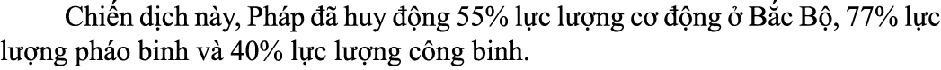  Chi n d ch n y, Ph p   huy   ng 55% l c l  ng c    ng   B c B , 77% l c l  ng ph o binh v  40% l c l  ng c ng binh.