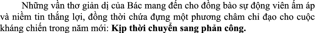  Nh ng v n th gi n d  c a B c mang   n cho   ng b o s    ng vi n  m  p v  ni m tin th ng l i,   ng th i ch a   ng m ...