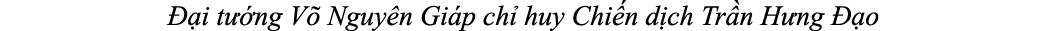  i t  ng V  Nguy n Gi p ch  huy Chi n d ch Tr n H ng   o