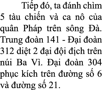  Ti p  , ta   nh ch m 5 t u chi n v  ca n  c a qu n Ph p tr n s ng   . Trung  o n 141   i  o n 312 di t 2   i   i   ...