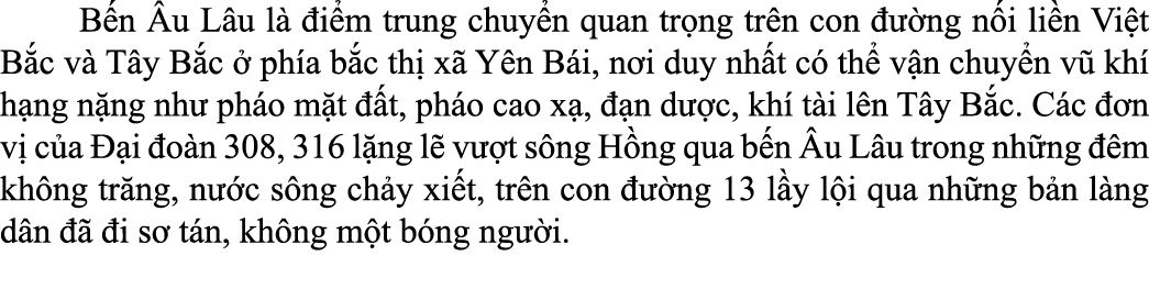  B n u L u l   i m trung chuy n quan tr ng tr n con    ng n i li n Vi t B c v  T y B c   ph a b c th  x  Y n B i, n ...