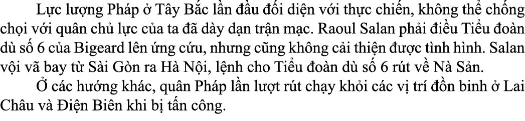  L c l ng Ph p   T y B c l n   u   i di n v i th c chi n, kh ng th  ch ng ch i v i qu n ch  l c c a ta    d y d n tr...