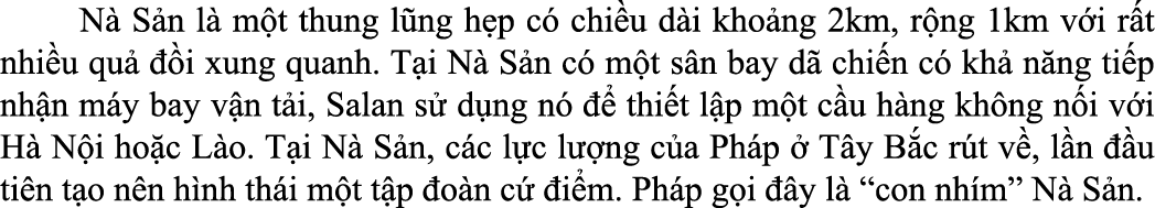  N S n l  m t thung l ng h p c  chi u d i kho ng 2km, r ng 1km v i r t nhi u qu    i xung quanh. T i N  S n c  m t s...