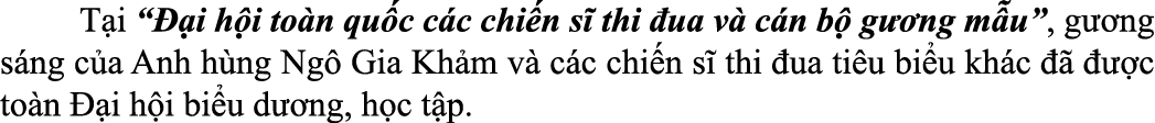  T i “ i h i to n qu c c c chi n s  thi  ua v  c n b  g  ng m u”, g  ng s ng c a Anh h ng Ng  Gia Kh m v  c c chi n ...
