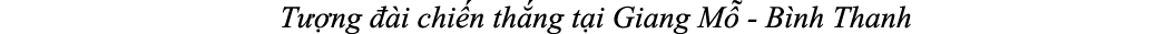 T ng   i chi n th ng t i Giang M  B nh Thanh