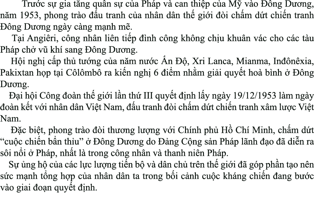  Tr c s  gia t ng qu n s  c a Ph p v  can thi p c a M  v o   ng D  ng, n m 1953, phong tr o   u tranh c a nh n d n t...