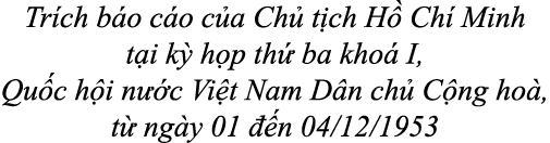 Tr ch b o c o c a Ch t ch H  Ch  Minh t i k  h p th  ba kho  I, Qu c h i n  c Vi t Nam D n ch  C ng ho , t  ng y 01 ...