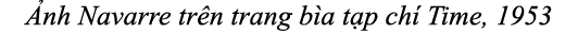  nh Navarre tr n trang b a t p ch Time, 1953