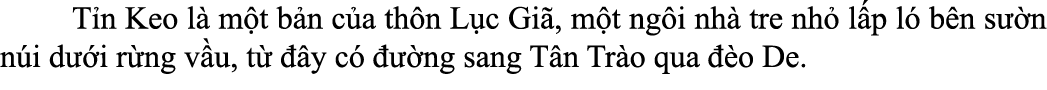 T n Keo l m t b n c a th n L c Gi , m t ng i nh  tre nh  l p l  b n s  n n i d  i r ng v u, t    y c     ng sang T ...