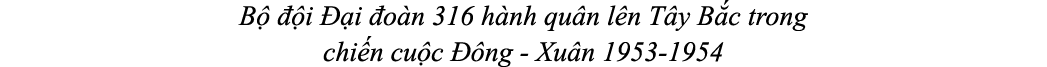 B   i   i  o n 316 h nh qu n l n T y B c trong chi n cu c   ng Xu n 1953 1954 