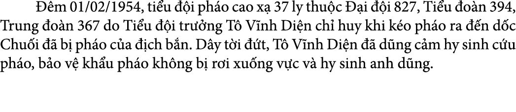   m 01/02/1954, ti u   i ph o cao x  37 ly thu c   i   i 827, Ti u  o n 394, Trung  o n 367 do Ti u   i tr  ng T  V ...