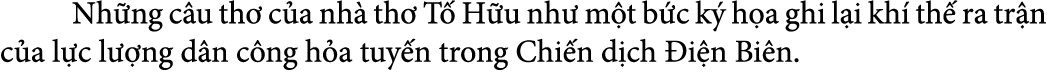  Nh ng c u th c a nh  th  T  H u nh  m t b c k  h a ghi l i kh  th  ra tr n c a l c l  ng d n c ng h a tuy n trong C...