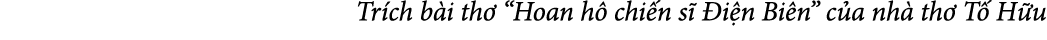 Tr ch b i th “Hoan h  chi n s   i n Bi n” c a nh  th  T  H u