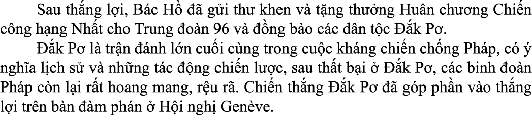  Sau th ng l i, B c H    g i th  khen v  t ng th  ng Hu n ch  ng Chi n c ng h ng Nh t cho Trung  o n 96 v    ng b o ...