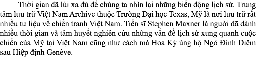  Th i gian   l i xa       ch ng ta nh n l i nh ng bi n   ng l ch s . Trung t m l u tr  Vi t Nam Archive thu c Tr  ng...